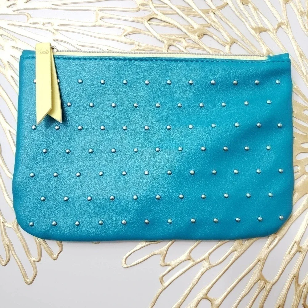 IPSY 100th Glam Bag Turquoise studded Neon…